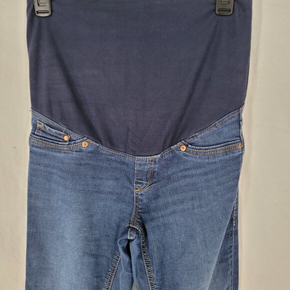 H&M &Denim Maternity Jeans Mama Super Skinny High Rib Medium Wash Women's Size 6 - Picture 5 of 15